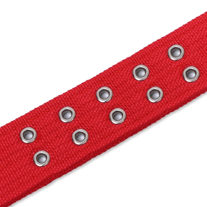 Ошейник четырехслойный, 64 х 4 см, ОШ 50-58 см, полиэстер, красный Ошейник четырехслойный, 64 х 4 см, ОШ 50-58 см, полиэстер, красный