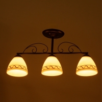 Люстра "Кинг" 3х40Вт Е27 черный