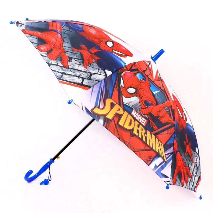 Зонт детский, 8 спиц, Ø 86 см, красный, Человек-паук Зонт детский, 8 спиц, Ø 86 см, красный, Человек-паук