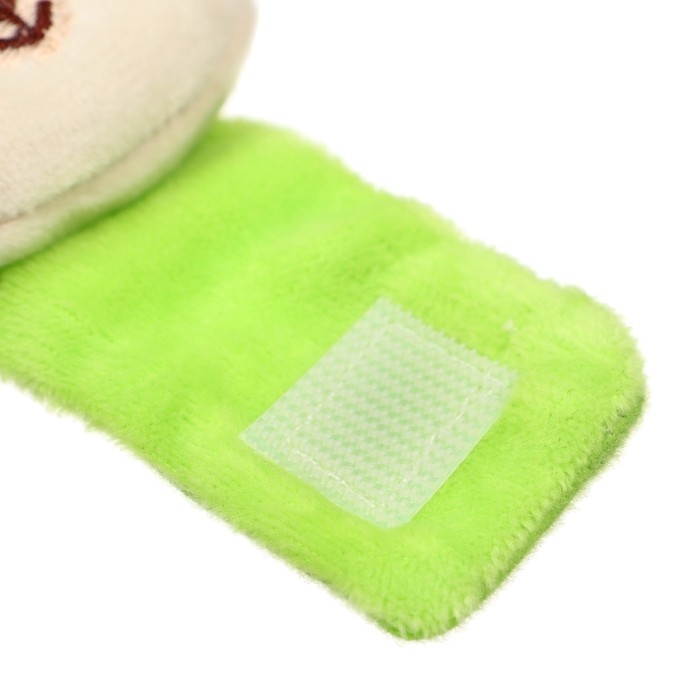 Погремушка - браслетик развивающая &laquo;Зверята&raquo;, набор 2 шт.