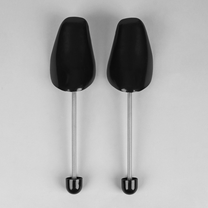 Колодки для сохранения формы обуви с пружиной, 39-45р-р, 2шт, цвет чёрный