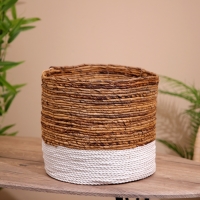 Корзина плетёная 35х35х30 см Корзина плетёная 35х35х30 см