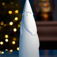 Светодиодная фигура "Дед Мороз в колпаке" 6х5.5х20.2 см, 1 LED, LR44x3(в компл.), свечение тёплое белое