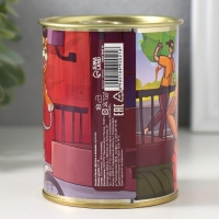 Подарочные носки в банке &laquo;Догони и возьми&raquo;, (внутри носки мужские, цвет чёрный)