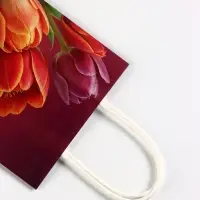 Пакет подарочный крафт, &laquo;С 8 Марта!&raquo;, 15&times;8&times;21 см