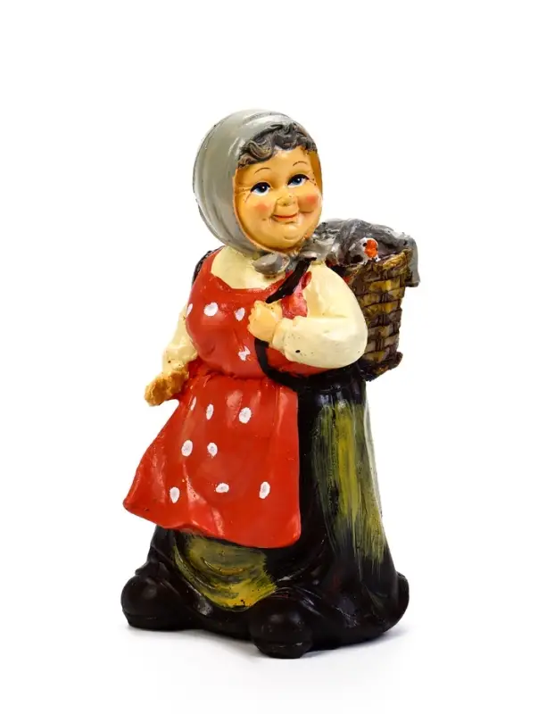 Садовая фигура 20 х 10 х 10 см "Бабушка с гусём"