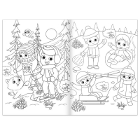 Раскраска &laquo;В ожидании праздника&raquo;, 16 стр., формат А4