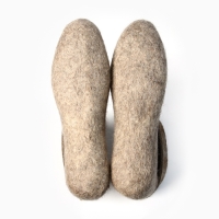 Валенки мужские с загибом, цвет натуральный, размер 45