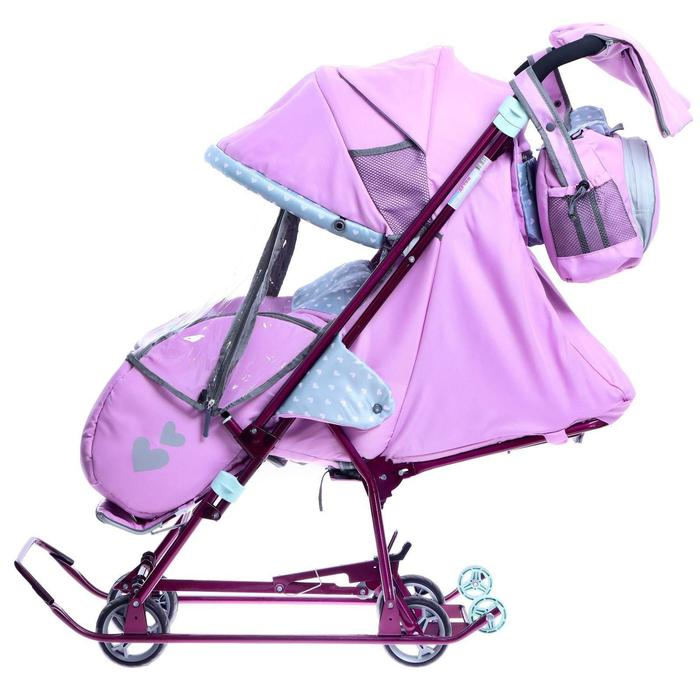 Санки-коляска &laquo;Наши детки 5-2&raquo;, цвет лилия