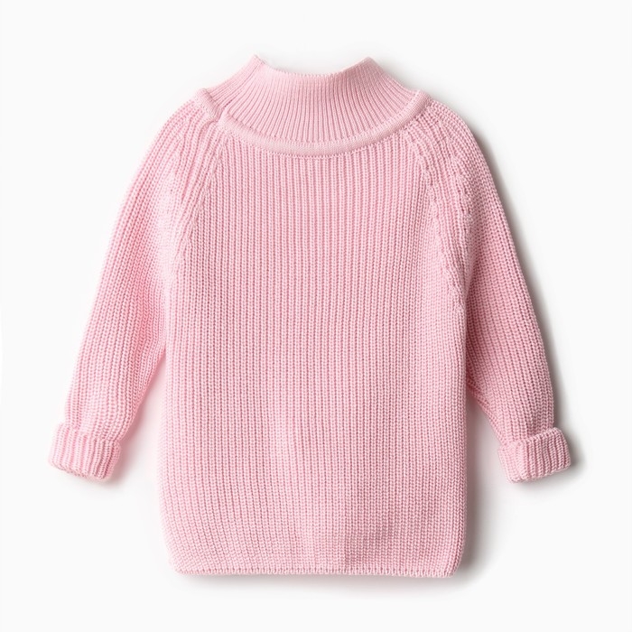 Свитер вязаный для девочки MINAKU, цвет розовый, рост 104 см