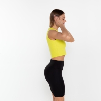 Велосипедки женские, цвет чёрный, размер 46