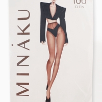 Женские колготки MINAKU 100 ден, цвет черный, размер 2/S