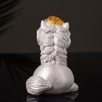 Статуэтка "Пони с подковой" 8х5х5 см, перламутр Статуэтка "Пони с подковой" 8х5х5 см, перламутр