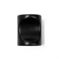 Ручка-кнопка CAPPIO РК102, d=18 мм, пластик, цвет черный