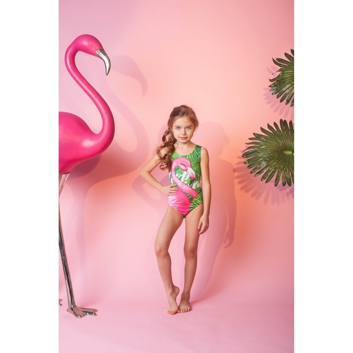 Купальник KAFTAN Tropical, рост 122-128 см (34), зелёный Купальник KAFTAN Tropical, рост 122-128 см (34), зелёный