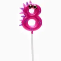 Свеча для торта цифра 8 &laquo;Зверюшки&raquo;, 5 см
