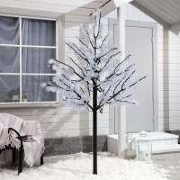 Светодиодное дерево &laquo;Белый клён&raquo; 2 м, 900 LED, постоянное свечение, 220 В, свечение белое