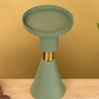 Подсвечник на 1 свечу текстурный "Болотный" 10,5х10,5х19,5 см