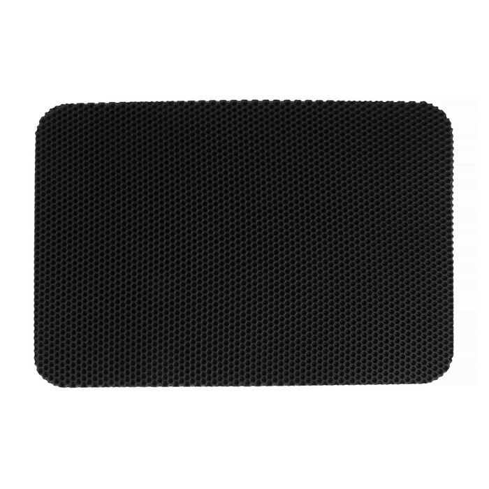 Коврик eva универсальный Grand Caratt, Соты 43 х 62 см, черный