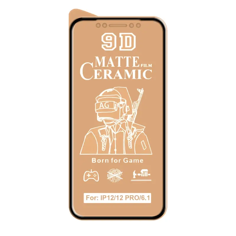 Защитная пленка iPh 12/12 Pro Ceramics Film матовая без упаковки