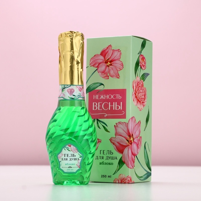 Гель для душа мондоро ЧИСТОЕ СЧАСТЬЕ «Нежность весны», 250 мл, аромат спелого яблока Гель для душа мондоро ЧИСТОЕ СЧАСТЬЕ «Нежность весны», 250 мл, аромат спелого яблока