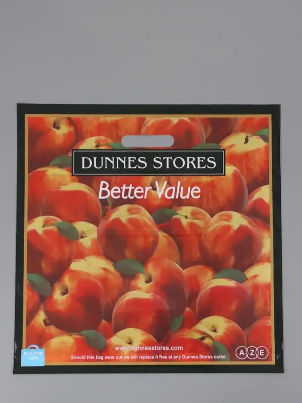 Пакет "Персик", полиэтиленовый с вырубной ручкой, 45 х 45 + 3 см, 65 мкм