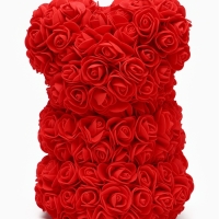 Медведь из красных роз Медведь из красных роз