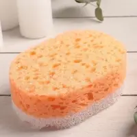 Губка для тела массажная &laquo;Эмоция&raquo;, 13&times;8,5&times;5 см см, МИКС