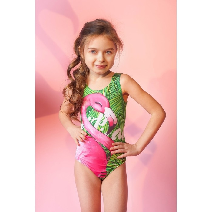 Купальник KAFTAN Tropical, рост 122-128 см (34), зелёный Купальник KAFTAN Tropical, рост 122-128 см (34), зелёный