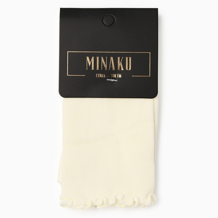 Носки женские MINAKU, цвет молочный, р-р 36-41