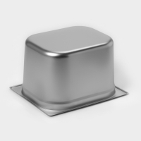 Гастроемкость 1/2x200 мм, 325x265x200мм, толщина 0,8 мм Гастроемкость 1/2x200 мм, 325x265x200мм, толщина 0,8 мм