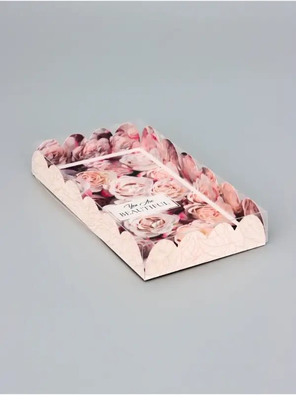 Коробка для печенья, &laquo;Розы&raquo;, 10.5&times;20&times;3 см