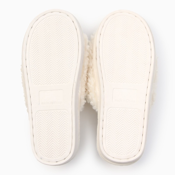 Тапочки женские с открытым носом, размер 40-41, синий бант Тапочки женские с открытым носом, размер 40-41, синий бант