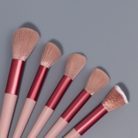 Кисти для макияжа, набор - 13 шт, 10 - 22 (&plusmn;1) см, цвет сиреневый