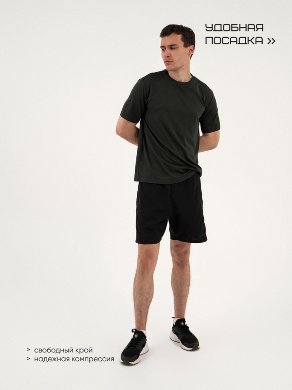 Шорты мужские Resport, р. 46, цвет чёрный, с велосипедками Шорты мужские Resport, р. 46, цвет чёрный, с велосипедками