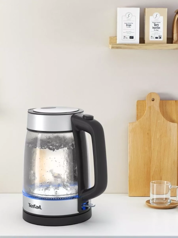 Стеклянный чайник Glass Kittle KI700830, с фильтром, 2200 Вт