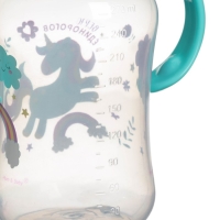 Поильник-непроливайка, мягкий носик, от 9 мес., 270 мл., &laquo;Единорог&raquo;, M&B