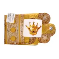 Воздушный шар фольгированный 15" &laquo;Корона&raquo;, фигура, для палочки