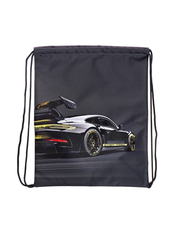 Мешок для обуви, 435&times;360 мм, Stavia (плотность 600D) &laquo;Машина с жёлтой полосой&raquo;