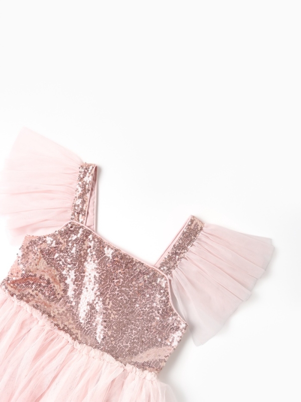 Платье детское нарядное KAFTAN рост 120, розовый