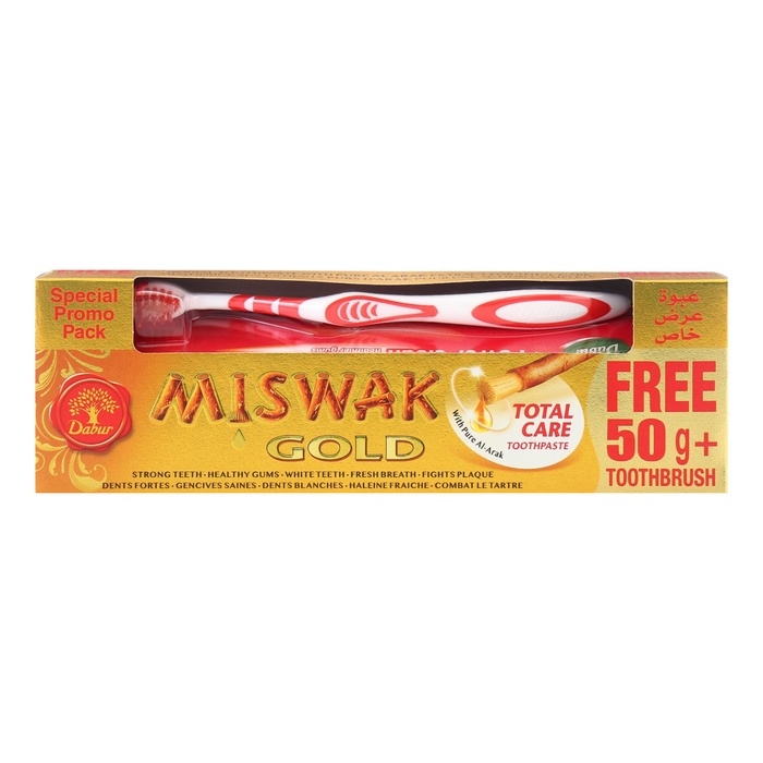 Зубная паста Dabur Miswak Gold, 120 г + 50 г