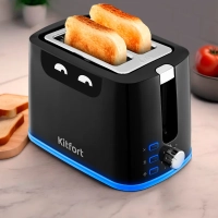 Тостер для хлеба с поддоном для крошек КТ-6410 - 750-900 Вт