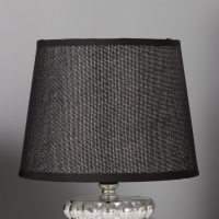 Лампа настольная "Бабл" 40Вт Е14 серебро 17х17х23см