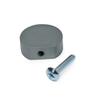 Ручка-кнопка CAPPIO RK147, d=26 мм, цвет графит, 8 шт. Ручка-кнопка CAPPIO RK147, d=26 мм, цвет графит, 8 шт.