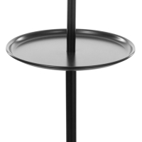 Торшер "Клаудия" 1х15Вт Е27 со столиком черный 29х29х150см Торшер "Клаудия" 1х15Вт Е27 со столиком черный 29х29х150см