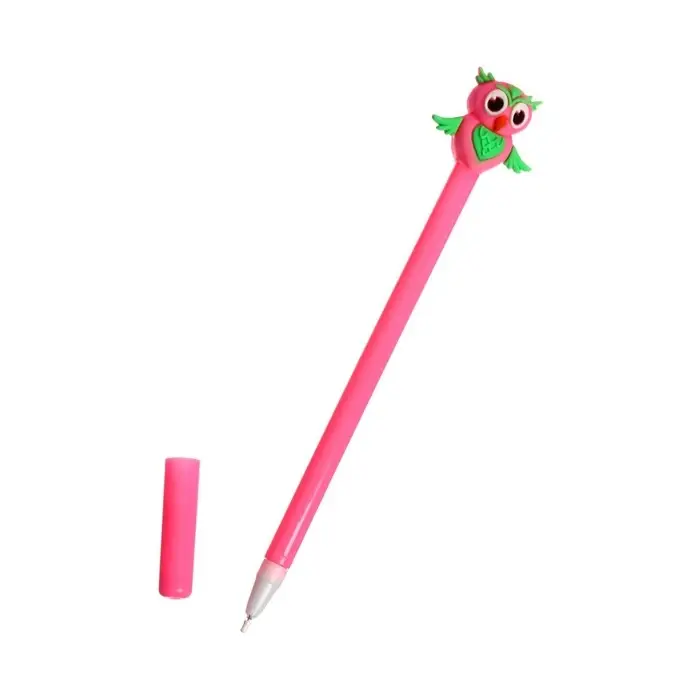Ручка - прикол Calligrata &laquo;Сова&raquo;, гелевая, МИКС