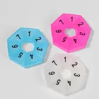 Таблетница &laquo;Цифры&raquo;, 7.5&times;7.5&times;1.7 см, 7 секций, МИКС