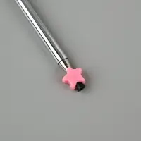 Перо белое с серебром (наконечник ручка), дл.25 см