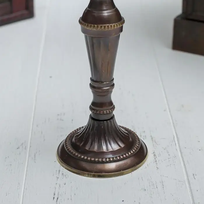 Подсвечник на 1 свечу &laquo;Кали&raquo;, 14&times;6.5&times;6.5 см, латунь