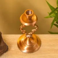 Подсвечник "Сияние" алюминий 10х10х19 см